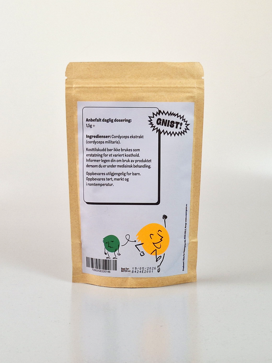 Cordyceps dobbeltekstrakt pulver 100g