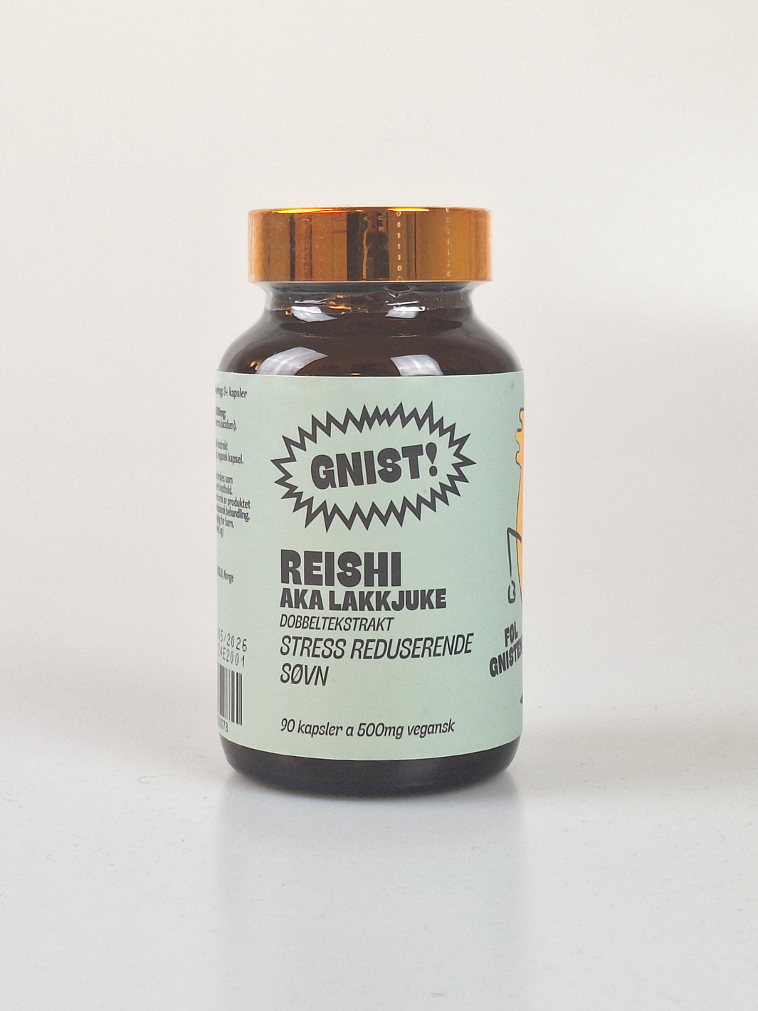 Reishi dobbeltekstrakt kapsler